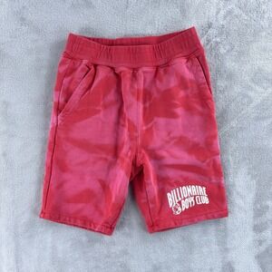 Billionaire Boys Club Shorts Youth Size‎ 9/10 Red Tie Dye Logo Cotton Casual